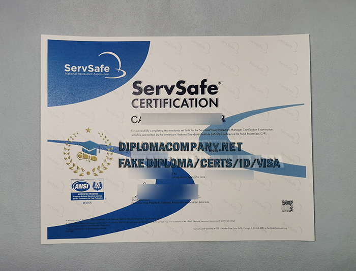 Servsafe Certification
