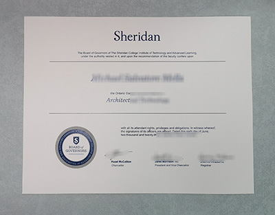 Sheridan College Diploma