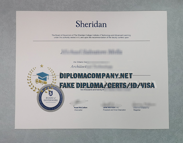 Sheridan College Diploma