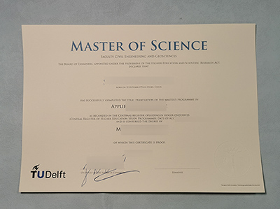 TU Delft Diploma