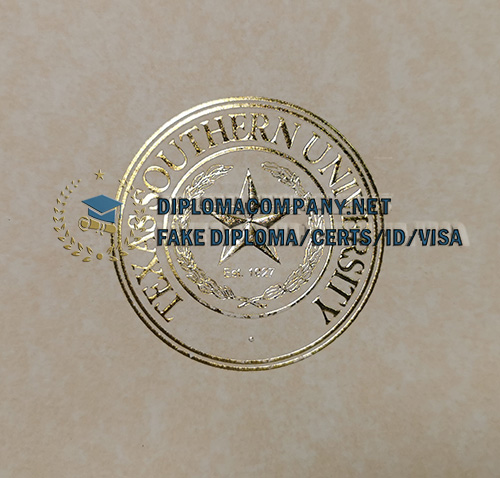 TXST Diploma seal