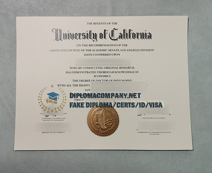 UCLA Diploma