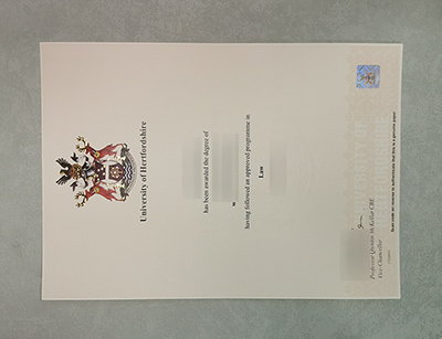 University of Hertfordshire degree