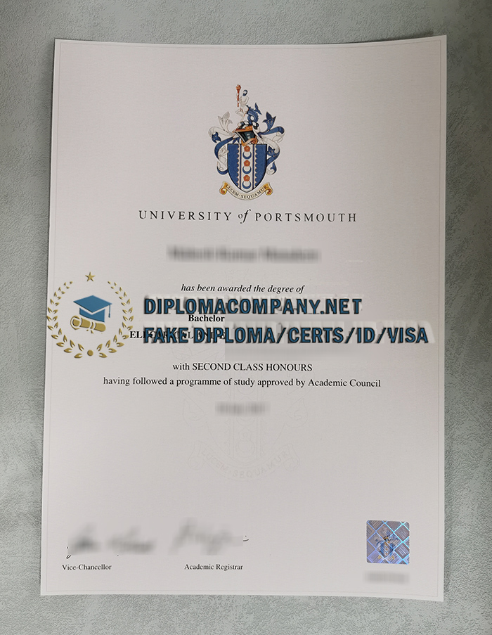 University of Portsmouth Degree