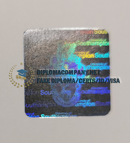 University of Southampton degree seal