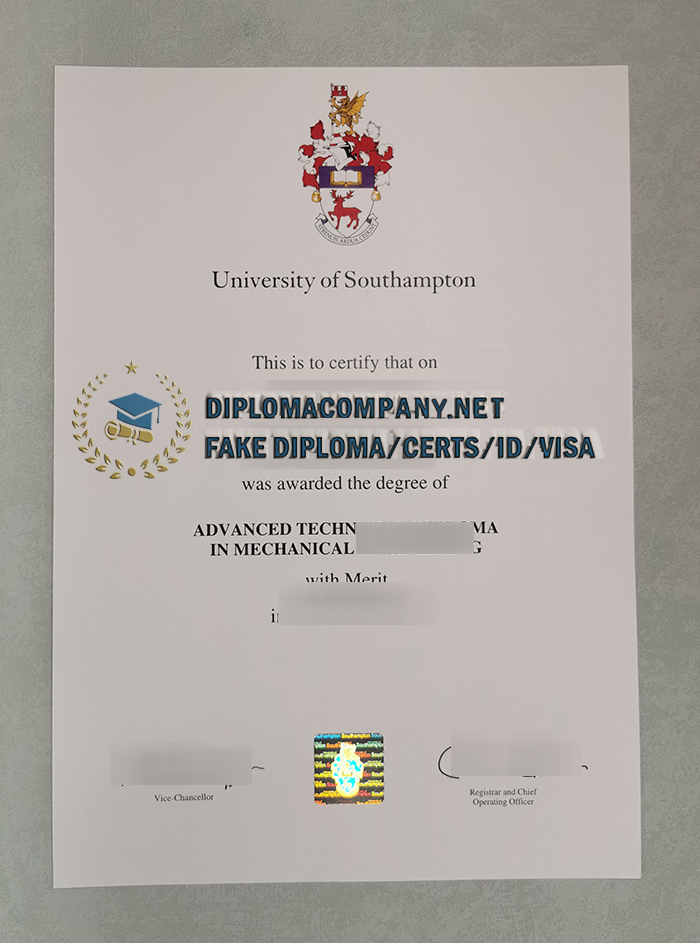 University of Southampton Degree