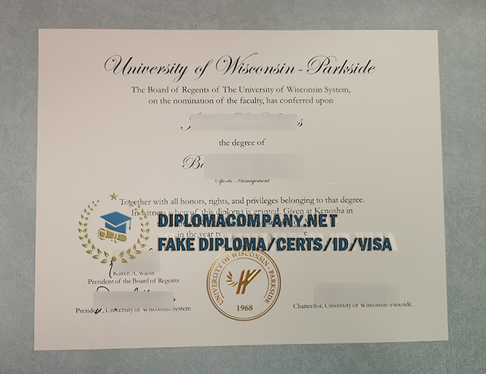 UW Parkside Diploma