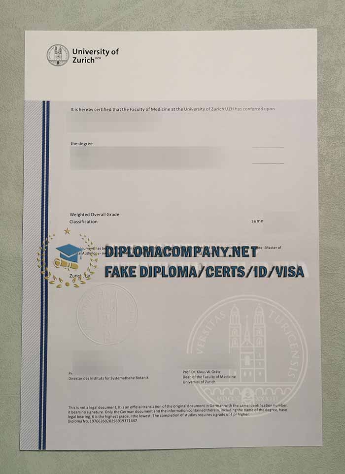 UZH Diploma