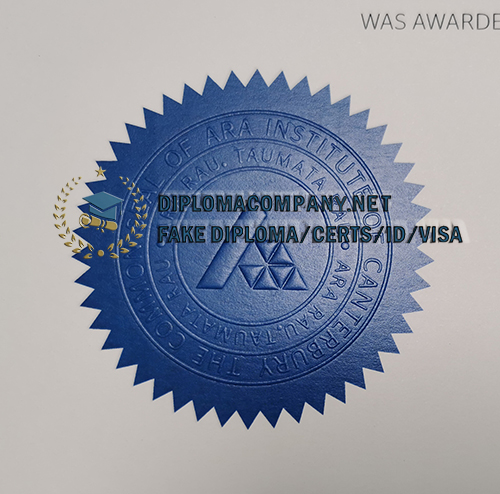 Ara Institute of Canterbury seal