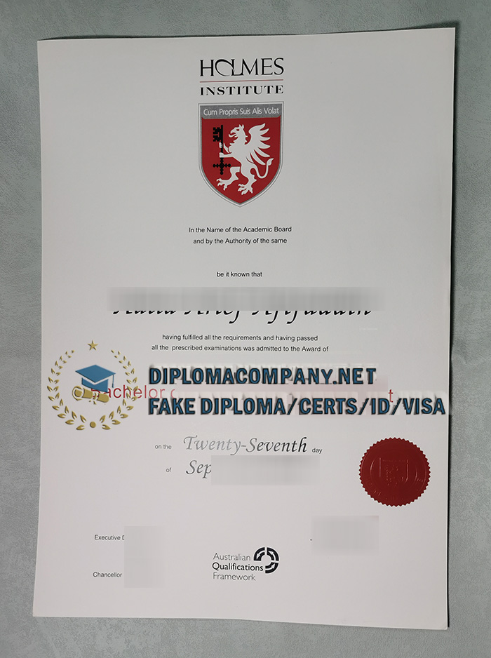 Holmes Institute Degree
