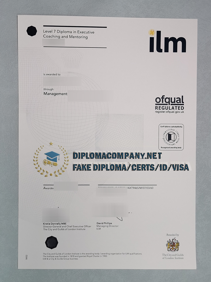 Fake ILM Certificate