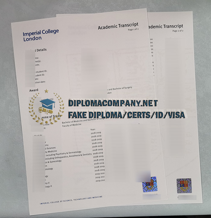 Imperial College London Transcript
