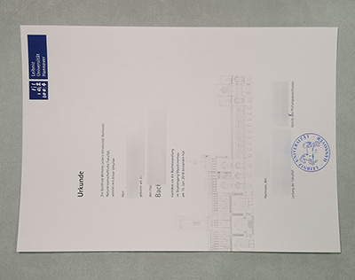 Leibniz Universität Urkunde