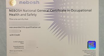 The Fool-proof Way to Buy a Fake NEBOSH Certificate