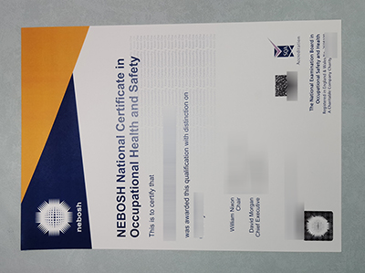 Fake NEBOSH National Certificate