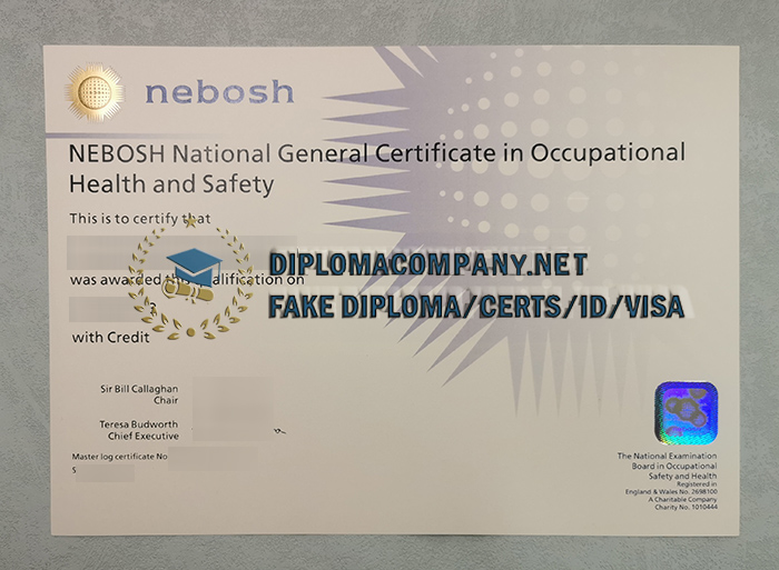 NEBOSH Certificate