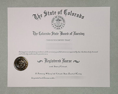 Fake Registered nurse Certificate