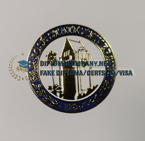 San Jose State University Diploma seal