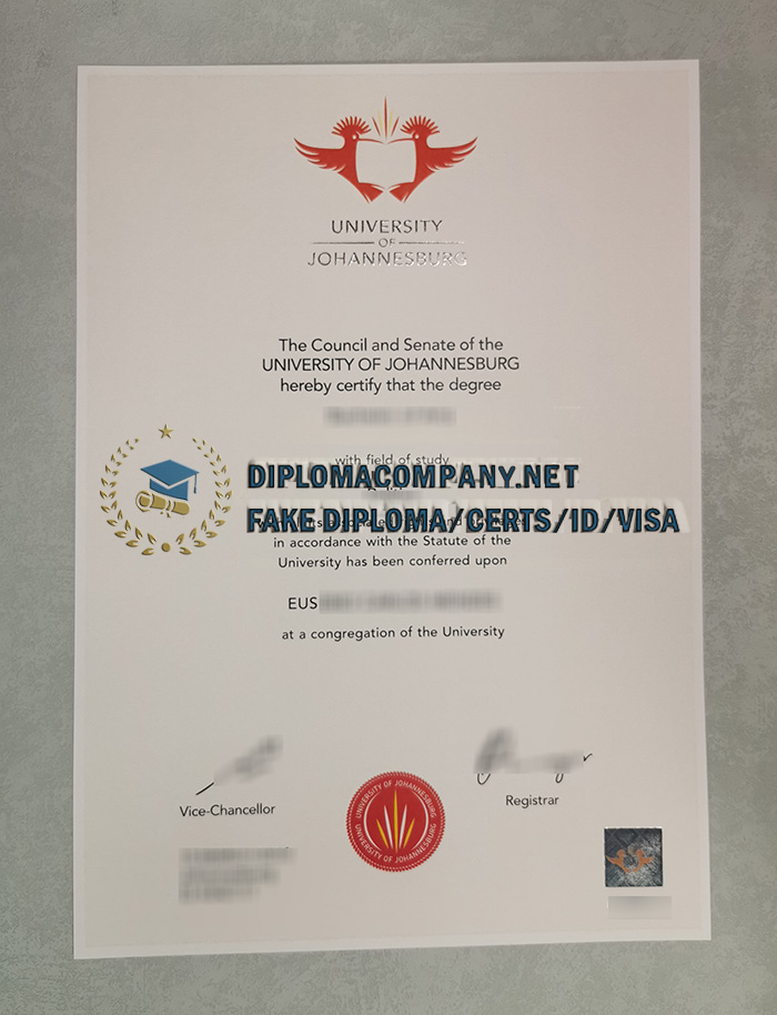University of Johannesburg Diploma