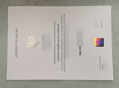 University of Oxford Degree