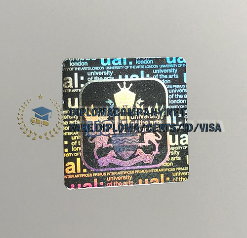 University of the Arts London Diploma seal