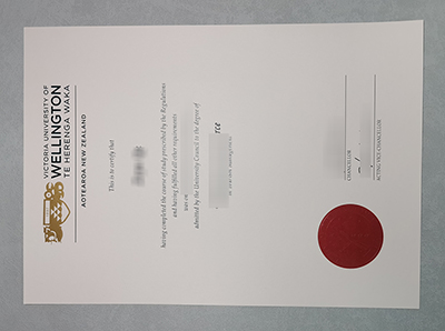 Fake Victoria University of Wellington Degree
