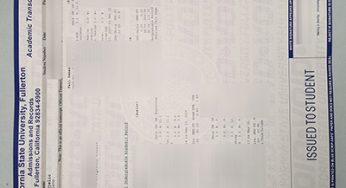 The Fool-proof Way to Buy a Fake Cal State Fullerton Transcript