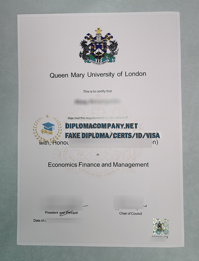 fake QMUL Degree