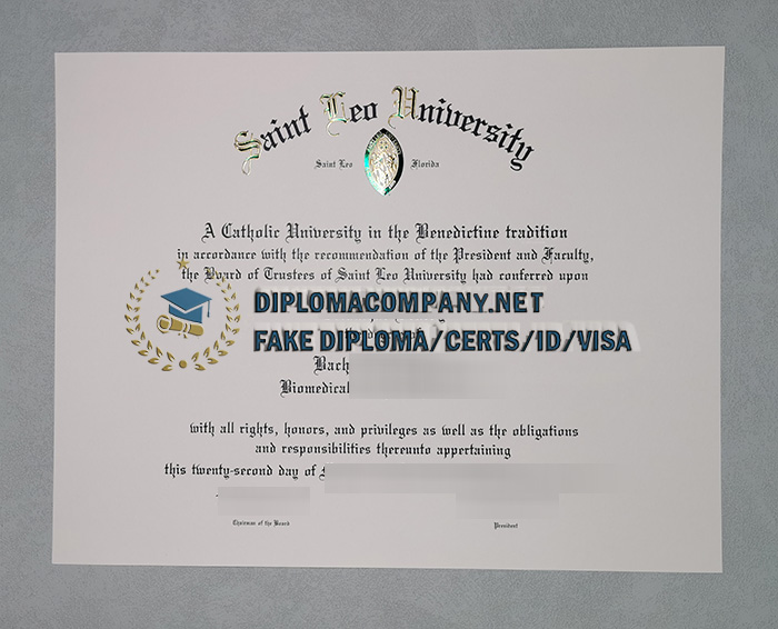 Fake Saint Leo University Diploma