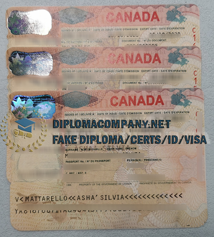 Fake Canada VISA