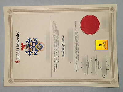 Fake UCSI University Diploma