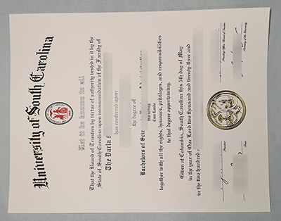 Fake University of South Carolina Diploma