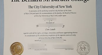 The Best Known Ways to Get a Fake Bernard M. Baruch College Diploma