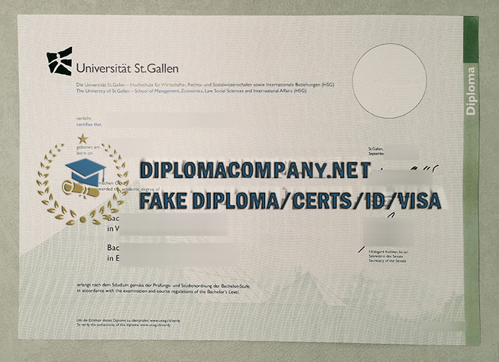 Fake HSG Diploma