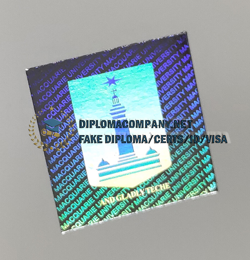 Fake Macquarie University Diploma seal