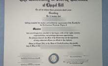 Fake UNC-Chapel Hill Diploma