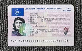 Ireland driving license