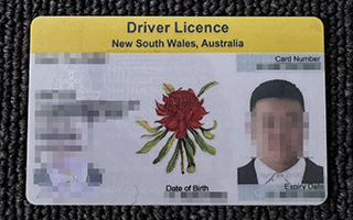 New South Wales,Australia Driver Licence